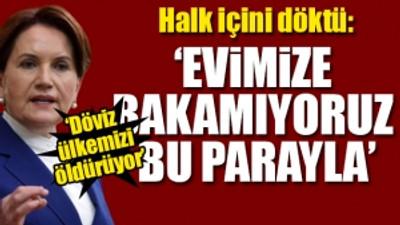 Akşener, emeklinin halini paylaştı