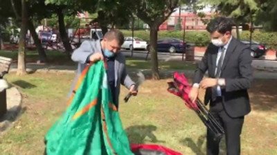 AKP'li Başakşehir Belediyesi parkın içinden yol geçirmek isteyince vatandaşın tepkisi ile karşılaştı