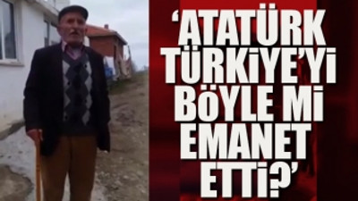 Traktörü haczedilen çiftçi isyan etti 