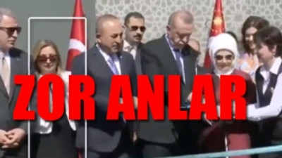 Ticaret Bakanı Ruhsar Pekcan'ın Akar ile Çavuşoğlu arasındaki olay görüntüleri