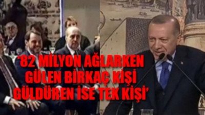 Erdoğan'ın İdlib ve şehitler açıklamasını yaptığı konuşmadaki 'kahkahalar' tepki çekti