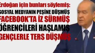 Bahçeli'nin Erdoğan'a 'Twitter polisi' dediği görüntüler ortaya çıktı