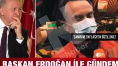 Erdoğan'ın katıldığı programda 'Almanya'nın batışı' izletildi