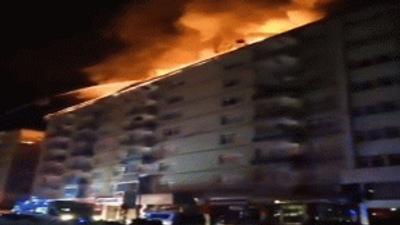 Elazığ depreminde doğalgaz patlaması