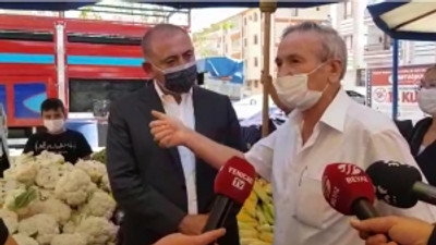 Pazar'da Gürsel Tekin ile karşılaşan yurttaş isyan etti