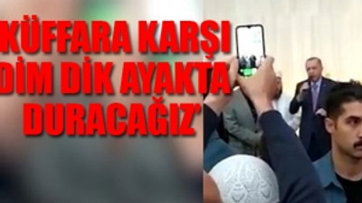 Erdoğan, Çamlıca Camisi’nde cemaate seslendi