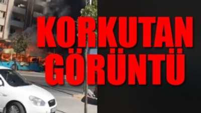 Esenyurt'ta çift katlı İETT otobüsü cayır cayır yandı