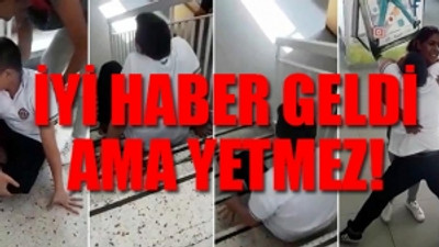 Sınıfa sürünerek giden öğrencinin görüntüleri yürek dağladı