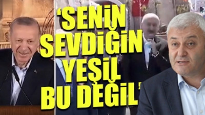 Erdoğan'ın 'yeşili severim' sözlerine CHP'li Özkan'dan tepki