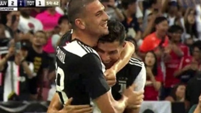 Ronaldo ve Merih Demiral'in gol sevinci