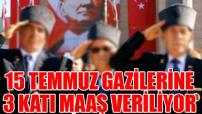 Gaziler arasında 'çifte standart'