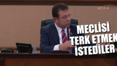İBB Meclisi'nde gergin oturum