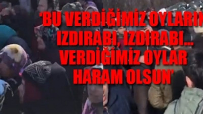 AKP'nin yüzde 90 oy aldığı yerde vatandaşlar iktidara isyan etti