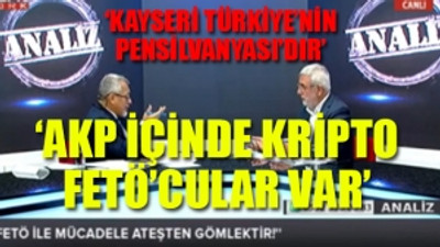 AKP'li Metiner'den FETÖ itirafları