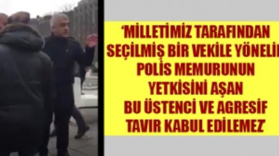 AKP'den istifa eden vekilden polise, vekile müdahale tepkisi