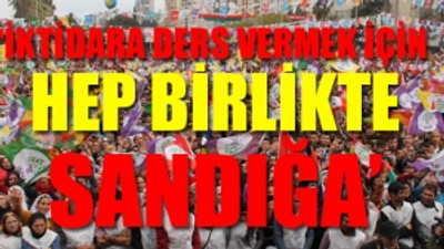 HDP'den son dakika 23 Haziran çağrısı