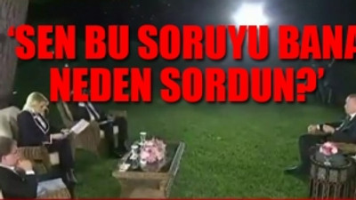 TRT spikerinin Ekrem İmamoğlu sorusu Erdoğan'ı kızdırdı