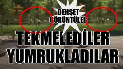 Polis ve bekçiler küçük çocuğu yere yatırarak darp etti