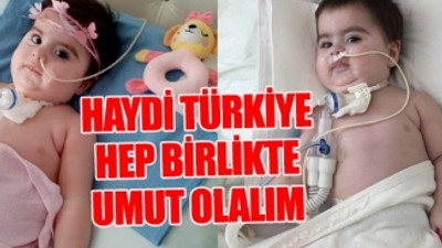 2 buçuk yaşındaki Ela Deniz yardım bekliyor