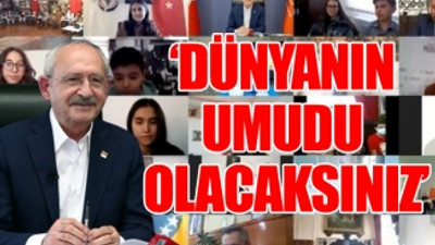 Kılıçdaroğlu çocuklarla bir araya geldi