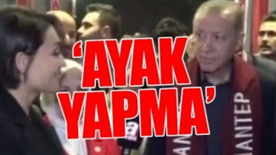 Erdoğan ile A Haber muhabiri arasında ilginç diyalog