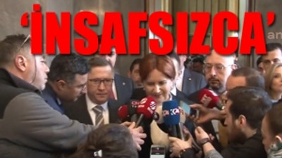 Akşener istifalara sert çıktı! 'İftira can yakar'