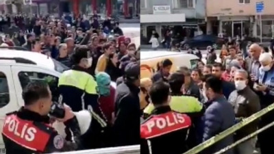 PTT önünde yardım yoğunluğu: Sosyal mesafeye yine uyulmadı