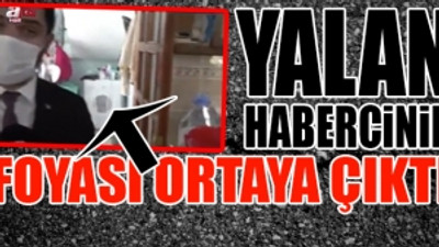 A Haber yalan da sınır tanımıyor: Tam sular kesik haberi çekiliyordu ki....