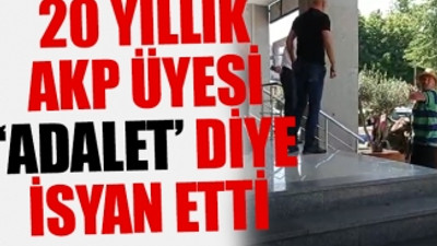 AKP'li yurttaştan AKP'li belediyenin önünde inekli protesto