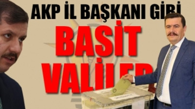 Erzincan Valisi, AKP İl Başkanı gibi Binali Yıldırım'ı övdü