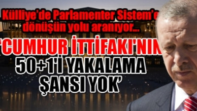 Başkanlık sistemine destek yarı yarıya düştü!