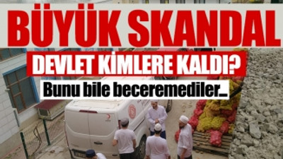 AKP’li belediyeye teslim edilen patates, soğanları vatandaşa tarikatçılar dağıttı