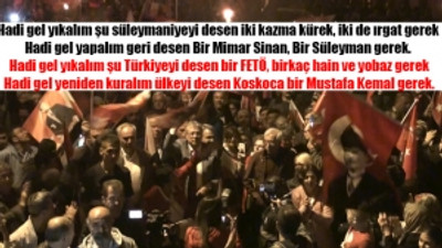 'Dünyanın yedi harikası, Türkiye’nin tek harikası vardır; O da Atatürk’tür'