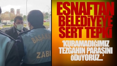 Semt pazarında AKP'li belediyenin zabıtasından CHP'lilere engelleme