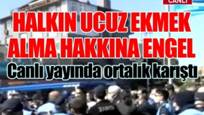 AKP'li belediye Halk Ekmek büfesini engelledi...