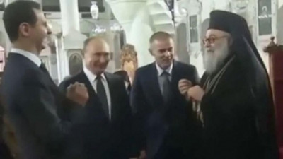 Esad ve Putin'in görüntüleri sosyal medyayı salladı