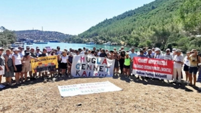 Cennet Koyu’nda Cengiz Holding’e protesto