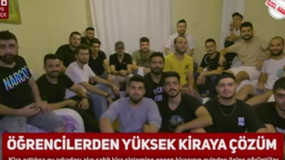 Fahiş kira fiyatlarını böyle ti'ye aldılar, viral oldular