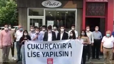 Halkçı Liseliler'den, 'lise yapılsın' eylemi