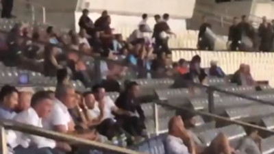 AEK -Trabzonspor maçında 'Yaşa Mustafa Kemal Paşa Yaşa' tezahüratı