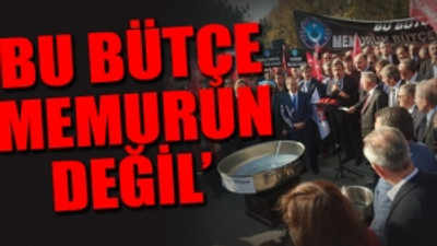 Kamu-Sen'den Maliye Bakanlığı önünde eylem!