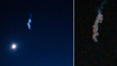 Trabzon'dan çekildiği iddia edilen ve sosyal medyada yayınlanan görüntüler