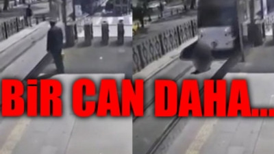 İstanbul'da bir yurttaş tramvayın önüne atlayarak intihar etti...