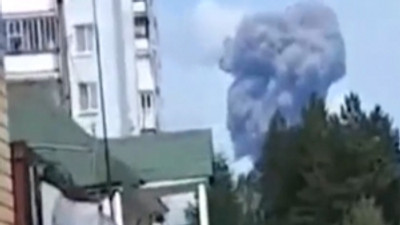 Rusya'da mühimmat fabrikasında büyük patlama