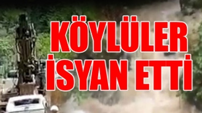 Cengiz İnşaat'ın talan etmeye çalıştığı İşkencedere'de korkutan heyelan