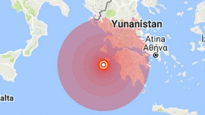 Yunanistan'da 5.1 büyüklüğünde deprem!