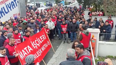 Mata Otomotiv işçilerinin eylemi 25'inci gününde: Hakkımızı söke söke alacağız