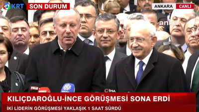 Kılıçdaroğlu-İnce görüşmesi sona erdi