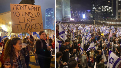 İsrail'de protestolar sürüyor: Türkiye gibi son bulmak istemiyoruz