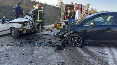 Kütahya'da feci kaza: Ölü ve yaralılar var